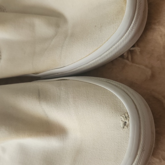 White Vans Slip Ons - Picture 2 of 3